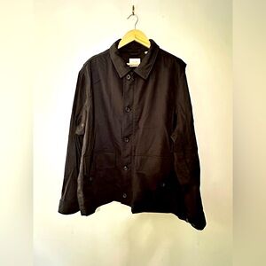 Billy Reid jacket, cotton, Made in Italy, black, EUC